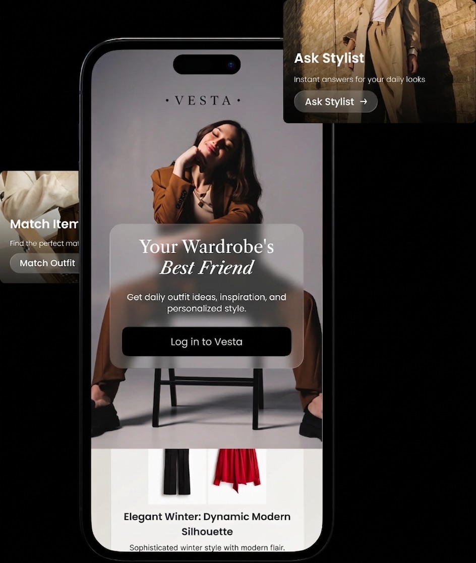 VESTA app preview