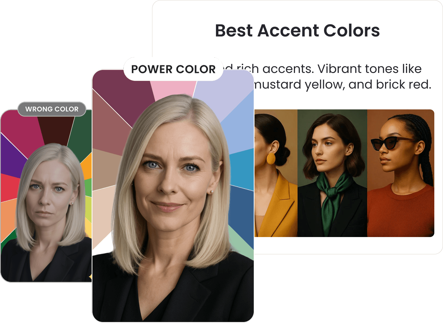 Illustration: personal color analysis